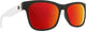 [product_type]SPY+ SUNDOWNER MATTE BLACK/MATTE CRYSTAL - GRAY W/RED SPECTRA